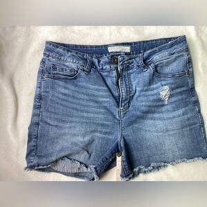 Cato Distressed Jean Shorts